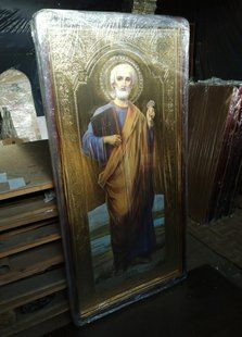 Велика ікона для церкви Святого Петра 160х80см 10519-v фото
