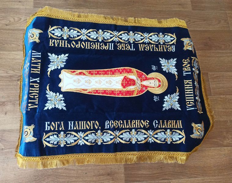 Плащаниця Пресвятої Богородиці 50 * 80см. (укр.) 5480-art фото