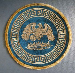 Орелец вышитый для храма д. 70*70см (можно на бархате) 11575-art фото