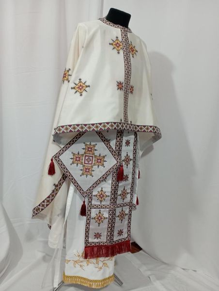 Облачення із тканини купон (виткана тканина) 15243-y фото
