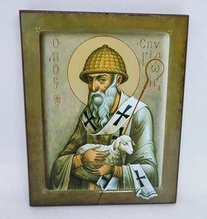 Ікона Святий Спіридон Триміфунтський для дому (ковчег) 16*12 см 6941-im фото