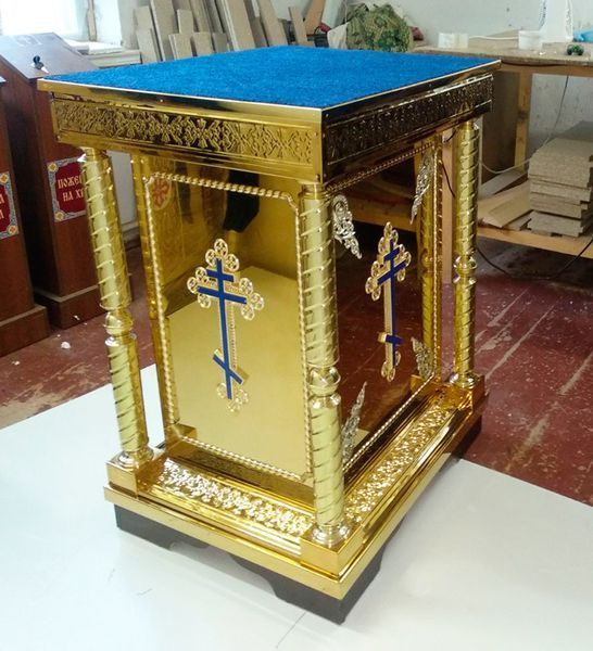 Подставка под ковчег или литейное блюдо из булата 70х60см 4932-tk фото