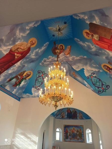 Друк ікон на заказ на банері для інтер'єрів храмів 8611-s фото