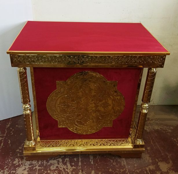 Подставка из булата с бархатом 60&times;95&times;90см высоты 10310-tk фото