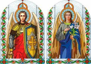 Вітражі з плівки оракал Святі Сили (УФ друк) 11995-s фото